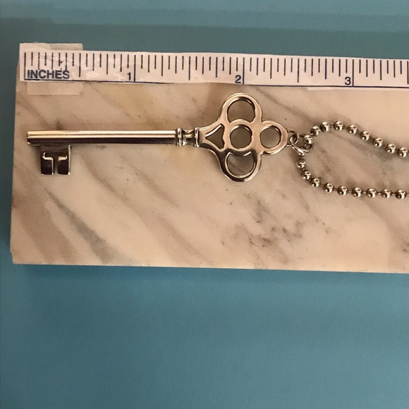 Authentic Tiffany & Co. Crown Key Pendant - Picture 5 of 6
